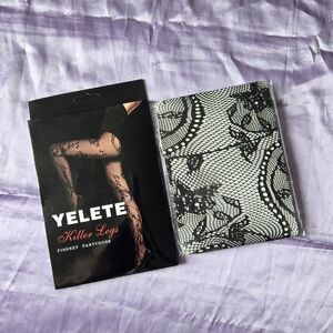 Yelete Killer Legs Floral Fishnet Pantyhose